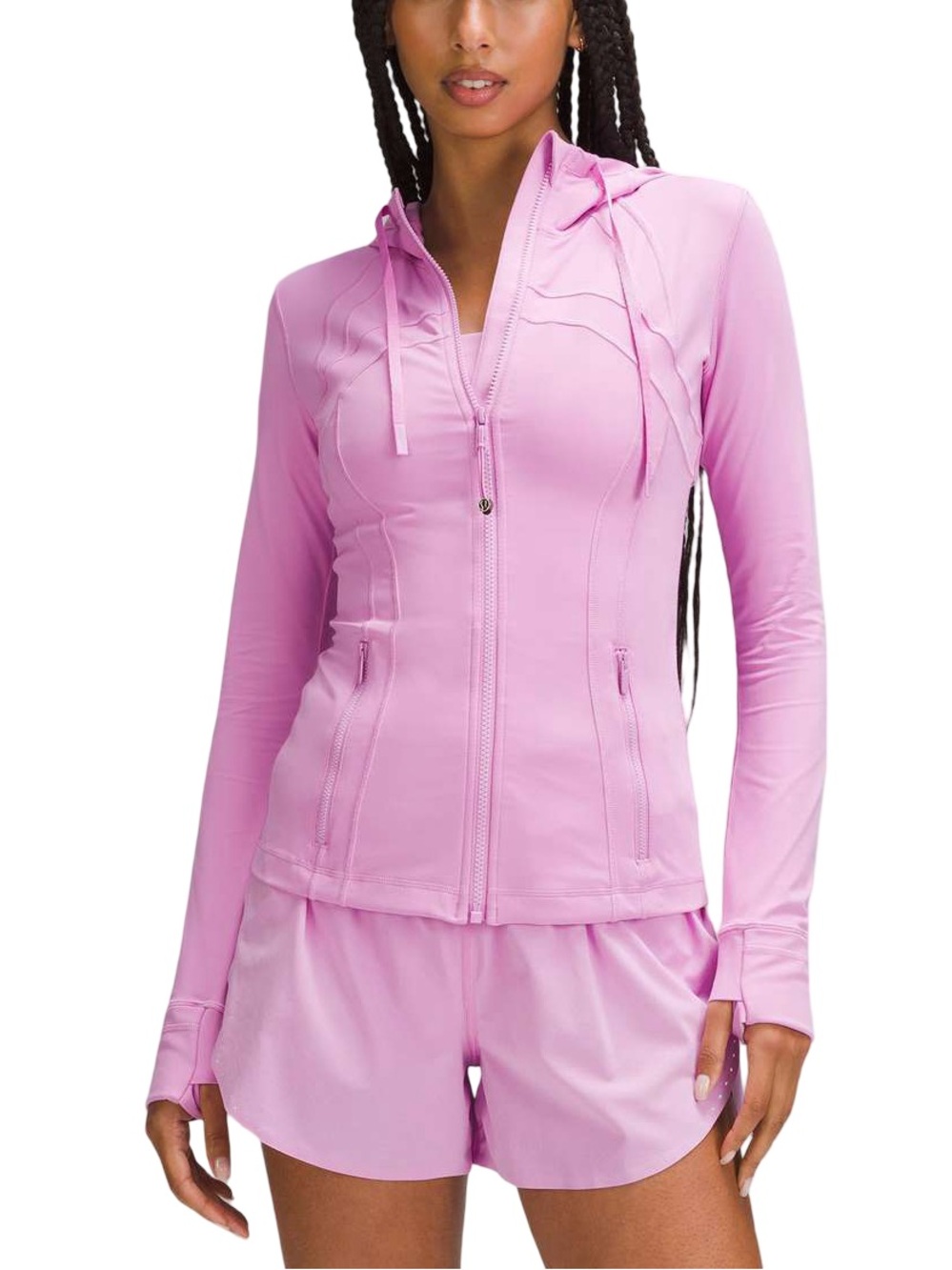 💖 lululemon athletica Define NULU Full-Zip Hooded Jacket in dahlia Mauve pink